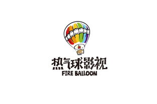 热气球影视logo